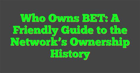 what is bet network|who owns bet network.